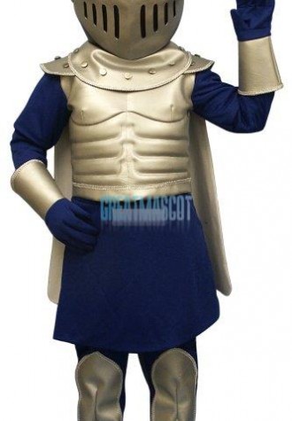 Silver Knight Mascot Costume