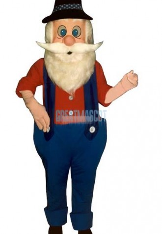 Hillbilly Harold Mascot Costume