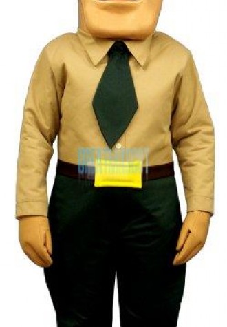 Warden Walt Mascot Costume