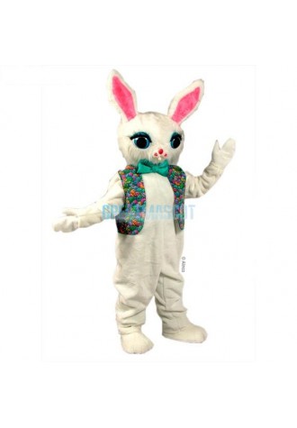 Cotton Bunny Mascot Costume