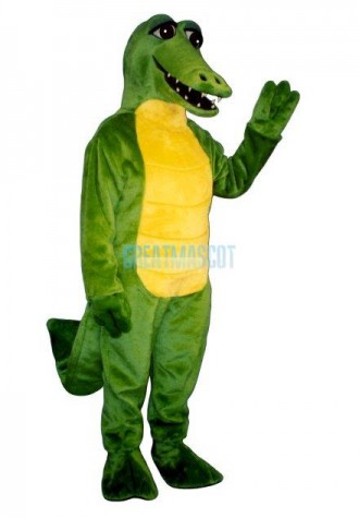 Friendly Gator Mascot Costume