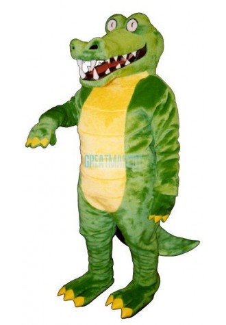 Brawny Gator Mascot Costume