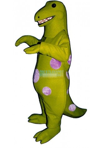 Green Dinosaur Mascot Costume