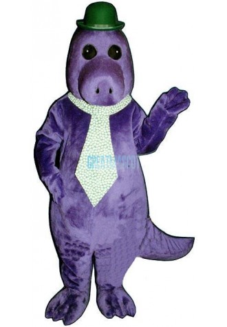 Jake The Saurus Hat Tie Mascot Costume