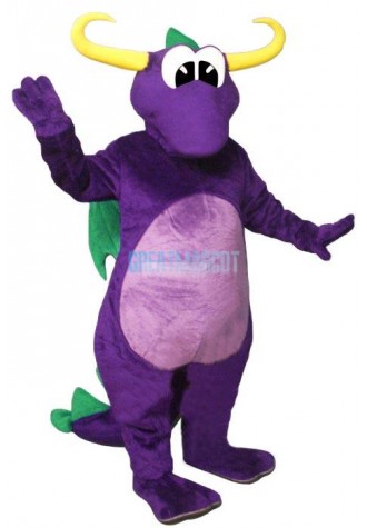Horned Dragon Mascot Costume