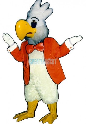 Cockatoo Jacket Bowtie Mascot Costume