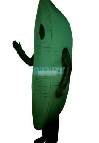 Green Bean Mascot Costume