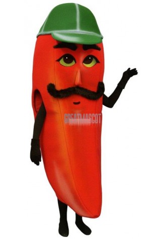 Hot Pepper Mascot Costume