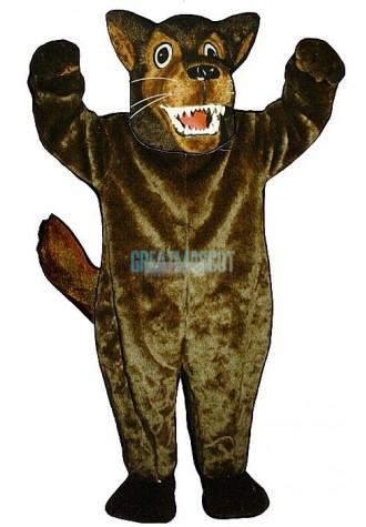 Mean Wolf Mascot Costume