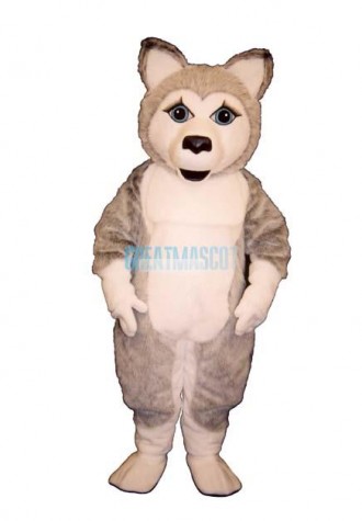 Girl Wolf Mascot Costume