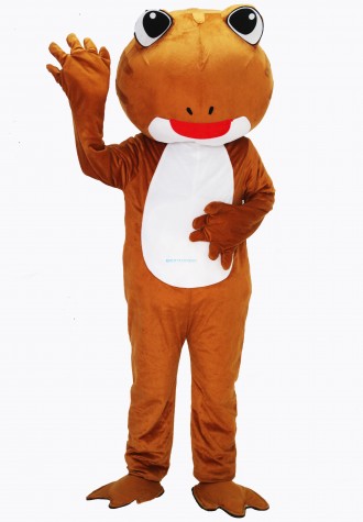 Brown Frog Mascot Costume Free Shipping