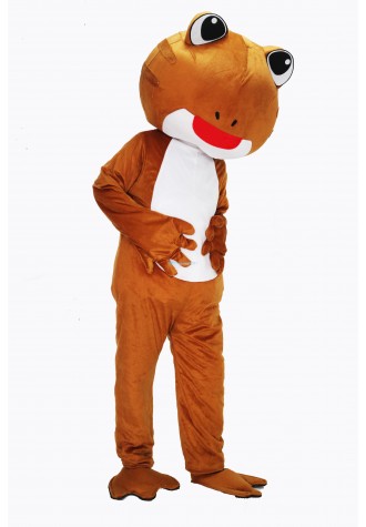 Brown Frog Mascot Costume Free Shipping