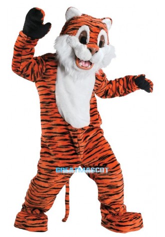 Tiger Plush Mascot Costume