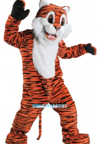 Tiger Plush Mascot Costume