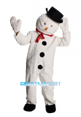 Snowman Plush Mascot Costume