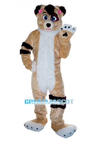 Friendly Dog Mascot Costume