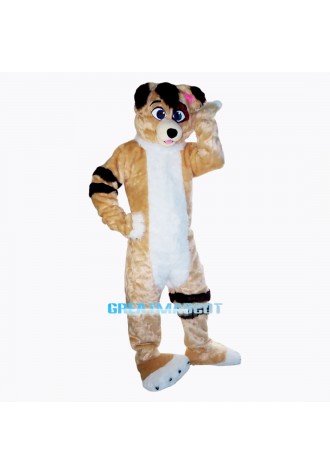 Friendly Dog Mascot Costume
