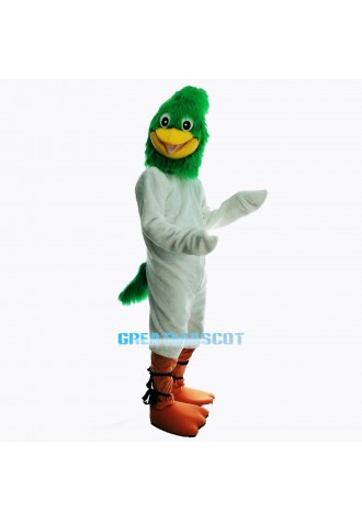 Green Roadrunner Mascot Costume 