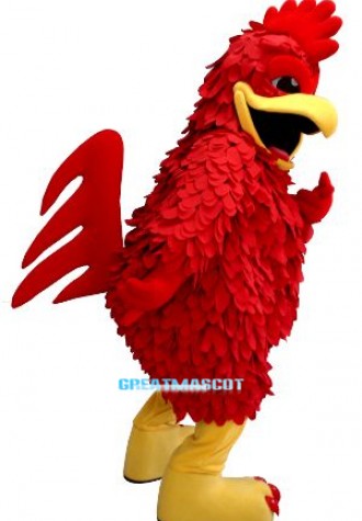 Red Chicken Mascot Costume