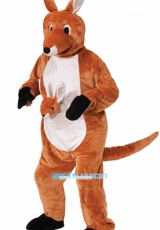 Jumpin Jenny Kangaroo Mascot Costume