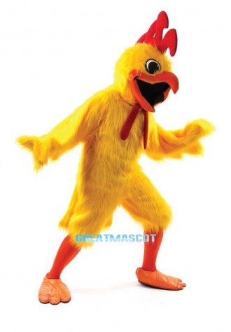 Singer Chicken Mascot Costume