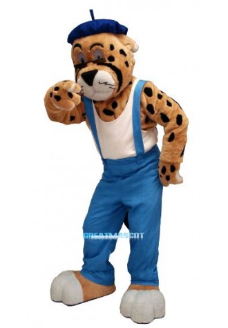 Leisurely Leopard Mascot Costume