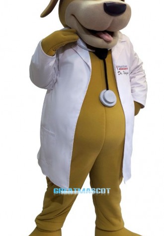 Dr. Dog Mascot Costume