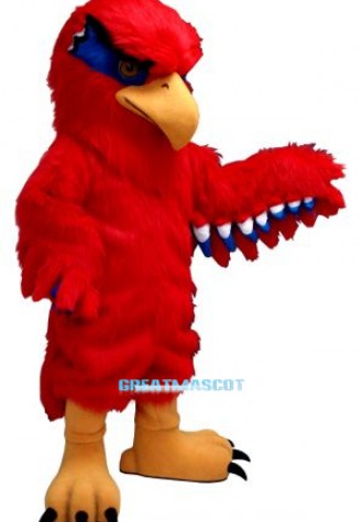 New Red Hawk Mascot Costume