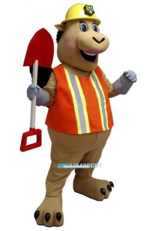 Worker Pig Mascot Costume