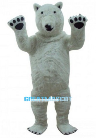 White Polar Bear Mascot Costume