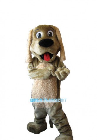 Brown Dog Mascot Costume Adult Costume