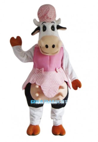 Cow Mascot Costume Adult Costume