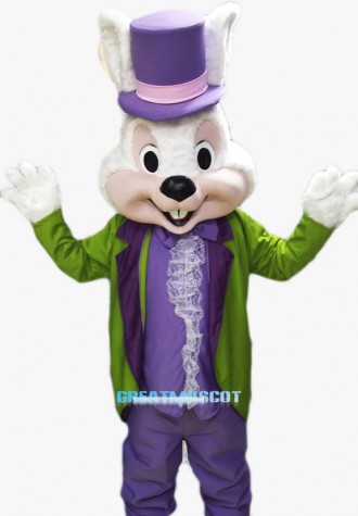 Easter Bunny Mascot Costume Adult Costume