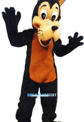 Happy Wolf Mascot Costume Adult Costume