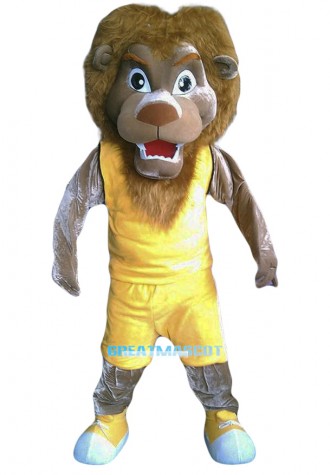 Lion Mascot Costume Adult Costume
