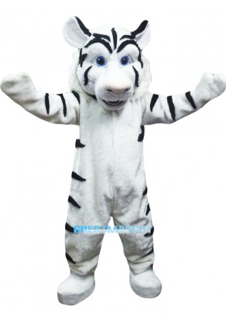 White Tiger Mascot Costume Adult Costume