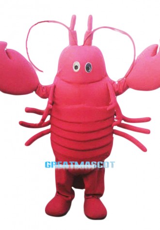 Crayfish Mascot Costume Lobster Adult Costume