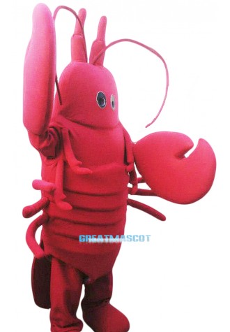 Crayfish Mascot Costume Lobster Adult Costume