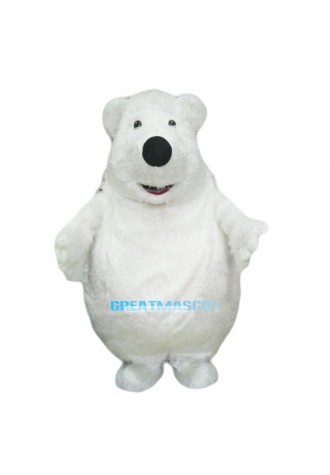 Giant Big Fat Polar Bear Mascot Costume