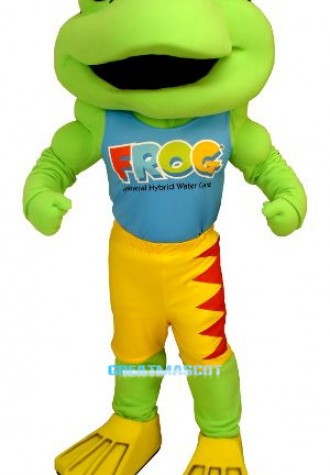 Power Frog Mascot Costume