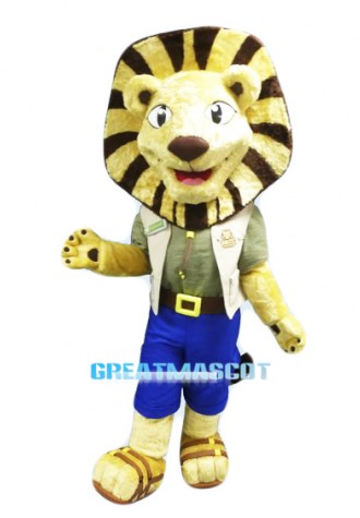 Folly Lion Mascot Costume