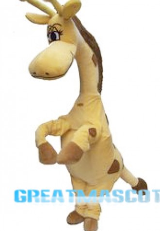 Cartoon Animal Giraffe Mascot Costume