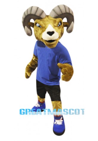 High Quality Adult Sport Ram Mascot Costume