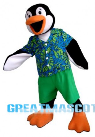 Summer Penguin Mascot Costume