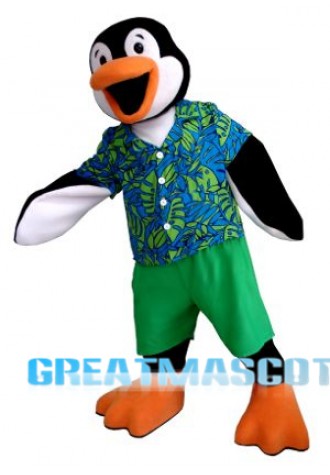 Summer Penguin Mascot Costume