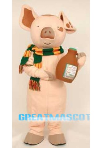 The Loveable Pig Mascot Costume