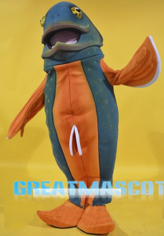 Brook Trout Fish Mascot Costume