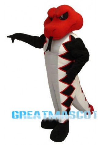 Red Cobra Mascot Costume