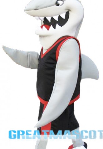 Sport White Shark Mascot Costume