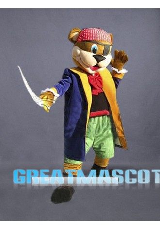 Pirate Bear Mascot Costume